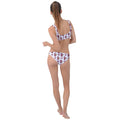 Red Seahorse Pattern Classic Bikini Ring Detail Crop Bikini Set - dresses - Sharon Tatem LLC.