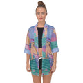 Palm Beach Purple Chiffon Kimono - FullDress - Sharon Tatem LLC.