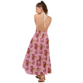 seahorseredpinkseahorsees Backless Maxi Beach Dress - dresses - Sharon Tatem LLC.