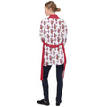 Red Seahorse Pattern Long Sleeve Velvet Kimono - bathrobes - Sharon Tatem LLC.