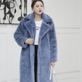 2022 New Female Winter Plush Thick Warm Loose Women Faux Rabbit Fur Coat Loose Lapel Fur Coat - Faux Fur - Sharon Tatem LLC.