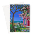 Beach House Cottage Greeting Card - Prints - Sharon Tatem LLC.