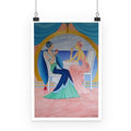 Art Deco Cruising Women Poster - Wall Decor - Sharon Tatem LLC.