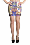Sharon Tatem Fashion Stretch Mini Skirt Earth -  - Sharon Tatem LLC.