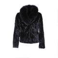 High Quality Winter Warm Fluffy Faux Fur Coats Jackets Women Furry Short Faux Fox Fur Collar Jacket Overcoat Lu1238 - Faux Fur - Sharon Tatem LLC.