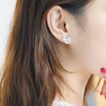Bowknot Women Stud Earrings Full Paved Shiny Crystal Zircon Delicate Girl Accessories Fashion Earrings Jewelry -  - Sharon Tatem LLC.