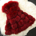 High quality Fur Vest coat Luxury Faux Fox Warm Women Coat Vests Winter Fashion furs Women's Coats Jacket Gilet Veste 4XL - Faux Fur - Sharon Tatem LLC.
