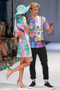 Sharon Tatem Fashion Body Contour Dress Palm Beach Purple Collection -  - Sharon Tatem LLC.