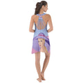 Palm Beach Purple Chiffon Halter Back Strings Dress - Chiffon Dress Collection - Sharon Tatem LLC.