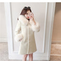 Winter New Women's Warm Fur Coat, Faux Fur Faux Fur Hooded Mid-length - Home - Sharon Tatem LLC.