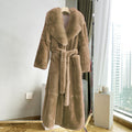 Winter Black Long Faux Fur Coat Long Sleeve Black  5XL Fake Mink Fur Coats Overcoat Women - Faux Fur - Sharon Tatem LLC.