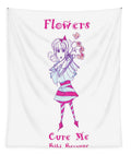 Bibi Because Flowers Cure Me - Tapestry - Tapestry - Sharon Tatem LLC.