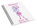 Bibi Because Flowers Cure Me - Spiral Notebook - Spiral Notebook - Sharon Tatem LLC.