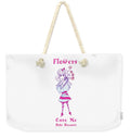 Bibi Because Flowers Cure Me - Weekender Tote Bag - Weekender Tote Bag - Sharon Tatem LLC.