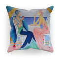 Art Deco Cruising Women Cushion - Homeware - Sharon Tatem LLC.