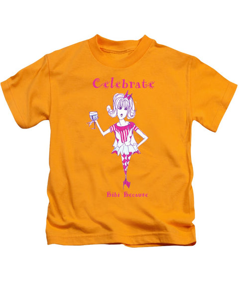 Celebrate Me Bibi Because - Kids T-Shirt - Kids T-Shirt - Sharon Tatem LLC.