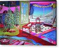 Christmas Painting  Acrylic Print - Acrylic Print - Sharon Tatem LLC.