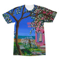 Beach House Cottage Sublimation T-Shirt - Apparel - Sharon Tatem LLC.
