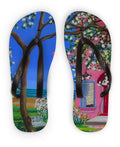 Beach House Cottage Flip Flops - Accessories - Sharon Tatem LLC.