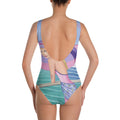 Palm Beach Purple One-Piece Swimsuit -  - Sharon Tatem LLC.
