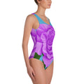 Purple Rose One-Piece Swimsuit -  - Sharon Tatem LLC.