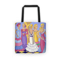 Printed Art Tote Bag Sharon Tatem Fashions -  - Sharon Tatem LLC.