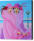 Palm Beach Pink Ladies - Canvas Print - Canvas Print - Sharon Tatem LLC.