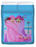 Palm Beach Pink Ladies - Duvet Cover - Duvet Cover - Sharon Tatem LLC.