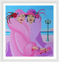 Palm Beach Pink Ladies - Framed Print - Framed Print - Sharon Tatem LLC.