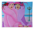 Palm Beach Pink Ladies - Blanket - Blanket - Sharon Tatem LLC.