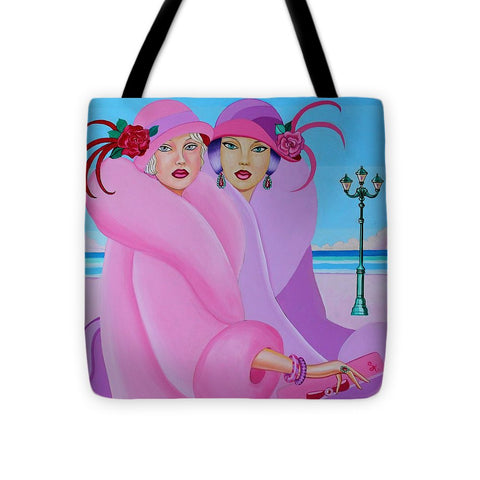 Palm Beach Pink Ladies - Tote Bag - Tote Bag - Sharon Tatem LLC.