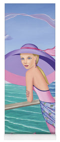 Palm Beach Purple - Yoga Mat - Yoga Mat - Sharon Tatem LLC.