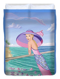 Palm Beach Purple - Duvet Cover - Duvet Cover - Sharon Tatem LLC.