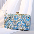Clutch handbag Luxury Diamond Rhinestone Clutch Bags Exquisite Female clutches Pearls Beaded Chain Handbags Wedding Purse Shouler Bag -  - Sharon Tatem LLC.