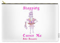 Shopping Cures Me Bibi Because - Carry-All Pouch - Carry-All Pouch - Sharon Tatem LLC.